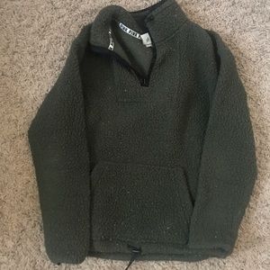 Pink Sherpa pullover